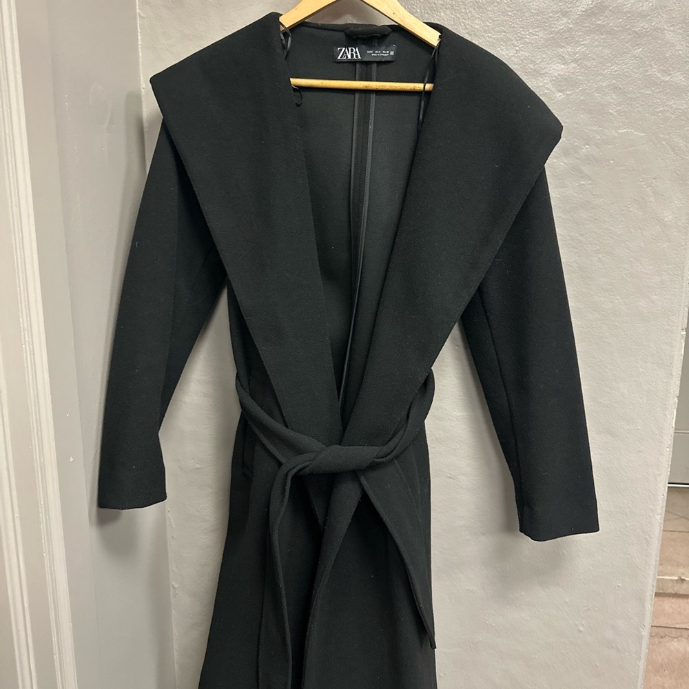 Zara Woman’s Hooded Trench Coat Size S